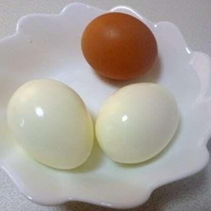 家計も助かる節電レシピですね～☆
卵の殻もつるっときれいにむけました＾＾
ありがとうございました～♪